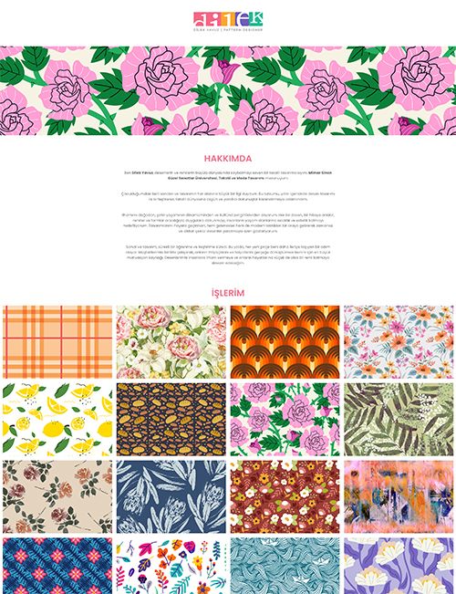 Desen Tasarımcısı için “Web Site Tasarımı & Geliştirme” projesi